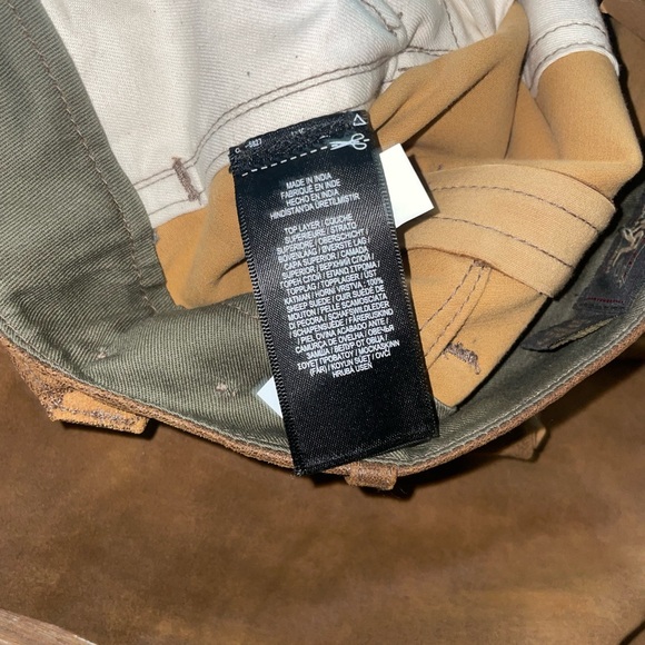 RRL Brown Leather Moto Pants - Picture 15 of 15